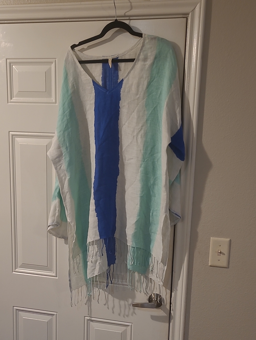 Lula Soul Kaftan Linen Cover Up Tunic Xl